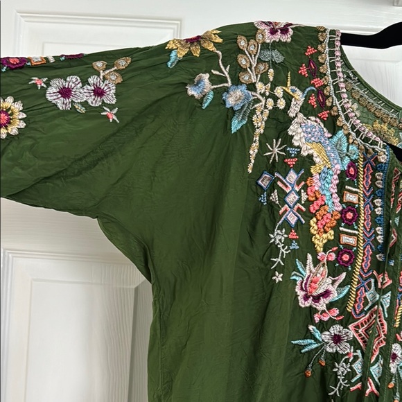 Women’s JOHNNY WAS Sunflower Blouse Size XL - Picture 4 of 15